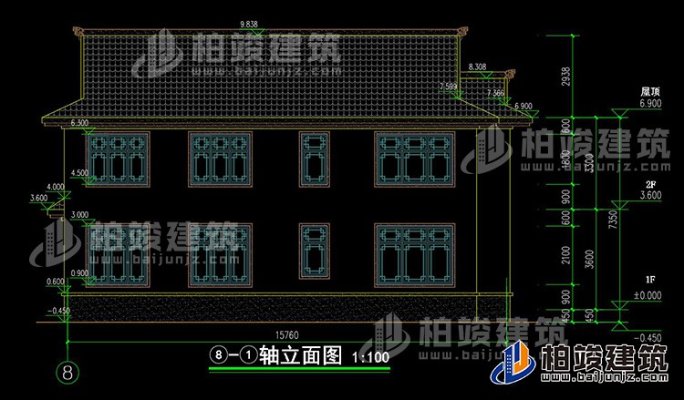 面立面图